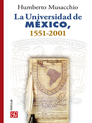 cover image of La Universidad de México, 1521-2001